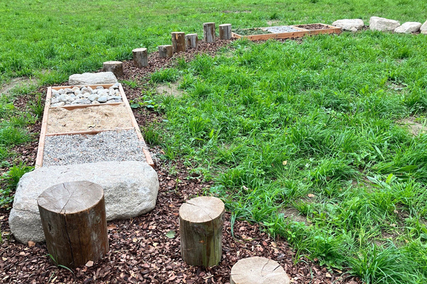Barfussweg im Naturpark