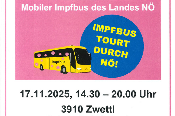 Mobiler Impfbus tourt durch NÖ